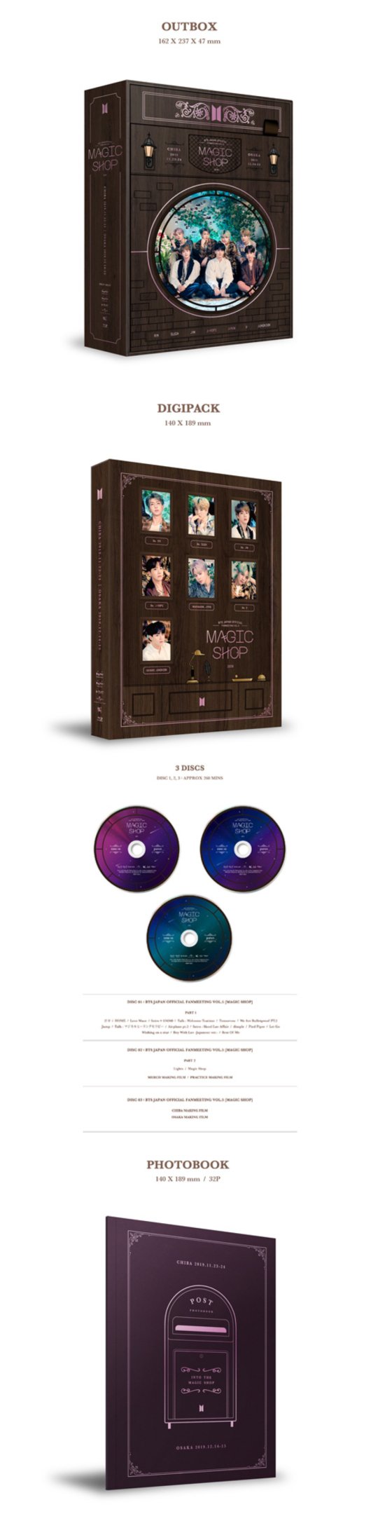 BTS MAGIC SHOP JAPAN  DVD
