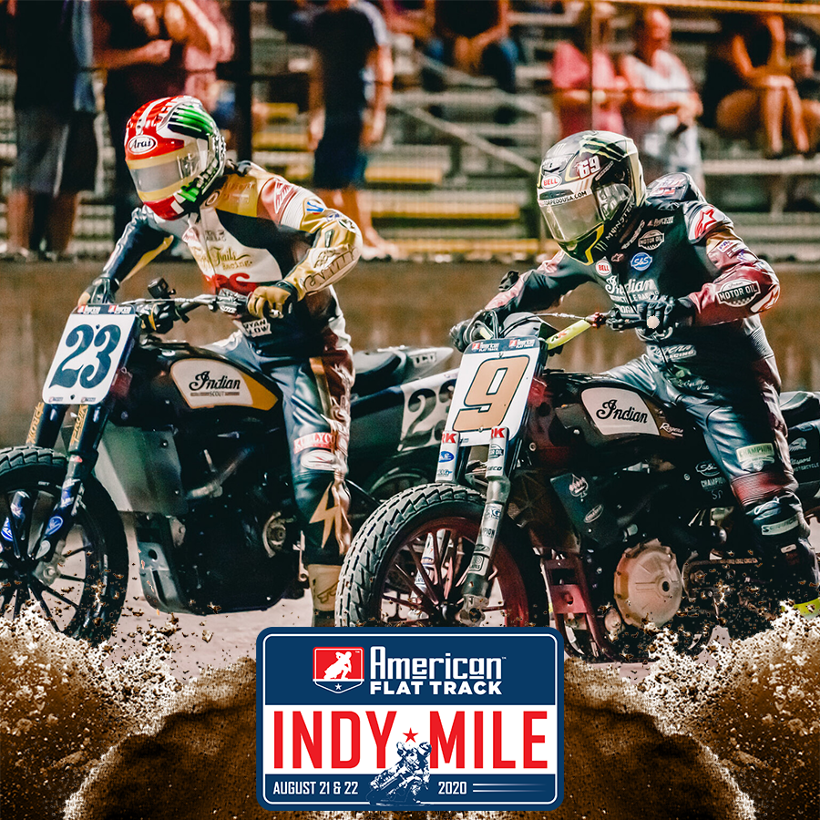 AmericanFlatTrk's tweet photo. 📰THIS WEEKEND! AFT RETURNS to #IndyMile and the competition will surely heat up as the riders fight to secure their positions in the championship hunt! Full story: https://t.co/yblmTv5fe1 https://t.co/QAKry1cxGq