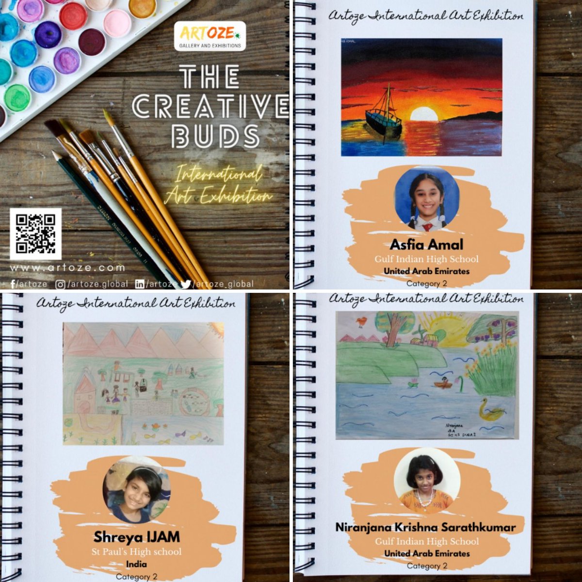 artoze_global's tweet photo. The artworks of students have stunned us. It’s time for you to support them!

Comment name of student, whose artwork you find the best. Make sure to follow us to confirm account's authenticity.
#artoze #exhibition #virtualexhibition #competition #callforartist #callforstudents https://t.co/dnBS1Vml1C