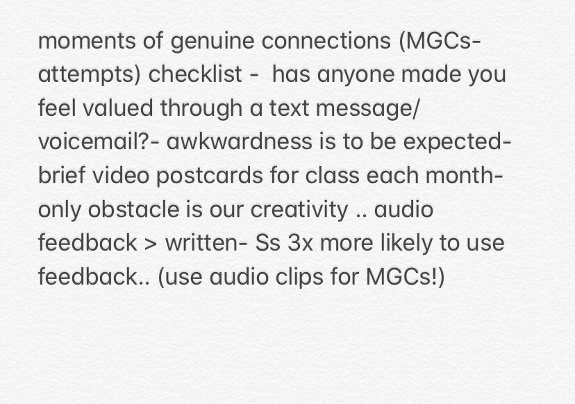 Spent my AM run learning (&amp; typing mid-run notes) about how to digitize “Moments of Genuine Connection” with Ss this year..highly recommend this podcast by <a href="/cultofpedagogy/">Cult of Pedagogy</a> ! 💻🔗