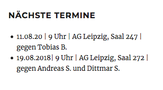 RASSISMUSTOETET's tweet photo. Diesen Mittwoch ab 9 Uhr weiterer #le1101prozess zum Neonazi-Angriff in #Leipzig #Connewitz:

https://t.co/qdXJ6KJKYI https://t.co/2eLu03q2Hi