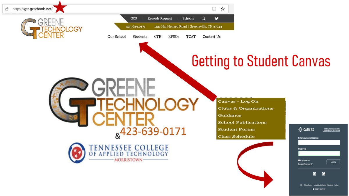 GTC STUDENTS If you are having trouble getting to your GTC classes please log onto our website for more info, use this graphic, or watch this video of how to log into your account! youtube.com/watch?v=Gn7dgc…
<a href="/GreeneCoSch/">Greene Co TN Schools</a> <a href="/GreenevilleCity/">GCS</a>