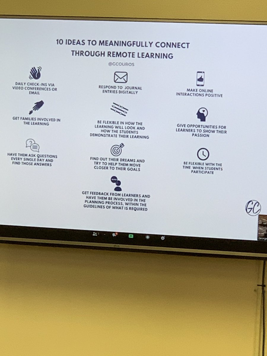 Let’s make sure we can connect with students and families in a remote environment! #igniteD205 ⁦<a href="/gcouros/">George Couros</a>⁩