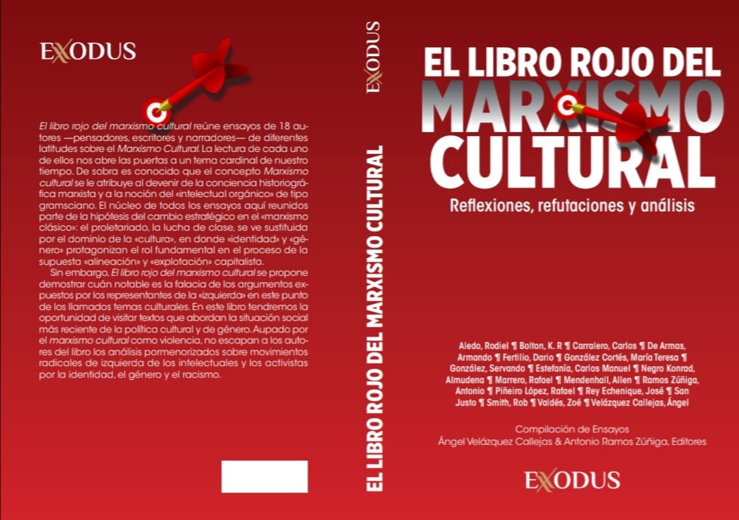almudenanegro's tweet photo. Gracias a Antonio Ramos por haberme permitido participar en "El libro rojo del marxismo cultural" (Ed. Exodus) junto a gente tan admirada como @zoevaldes o @tegecortes. https://t.co/Q2NTz3ddMc