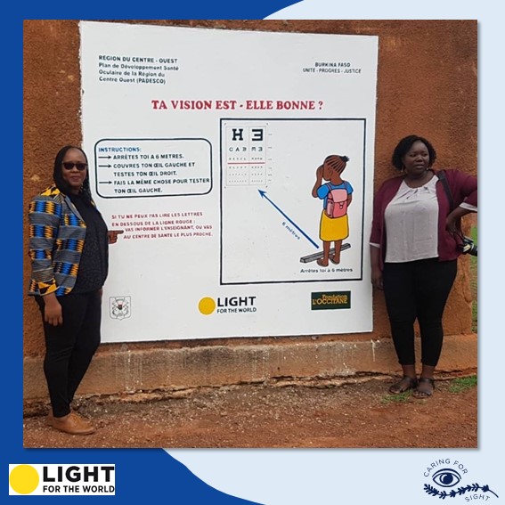 Fdt_LOccitaneEN's tweet photo. In Burkina Faso, the L’OCCITANE Foundation and @lftwworldwide  have built « vision corridor » in primary schools and high schools to provide acuity tests and to detect vision problems at an early age. 
More : https://t.co/xAzzZ89HXO https://t.co/BSQ5jo6Kg9