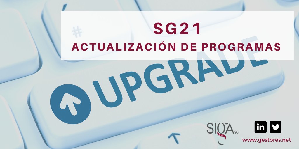 SIGA98's tweet photo. #ClientesSIGA: Actualización del programa #CONT21 #Contabilidad #Software
✅ Adaptación a la versión 11.4.0.0 del programa "D2" del R.Mercantil
✅ Novedades en la pregunta cumplimentación del "Documento sobre servicios a 3s"
✅ Fichero del depósito; adaptado a nueva versión. https://t.co/f8SME2bJrJ
