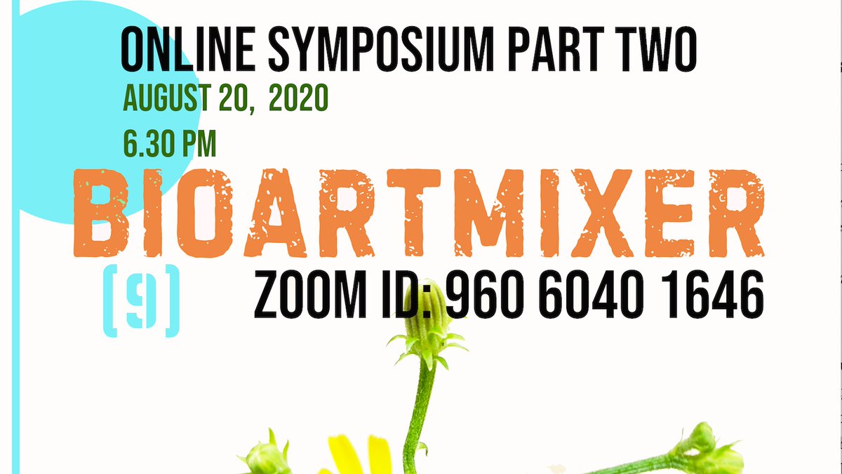 We have a great virtual #BioArt Mixer here <a href="/SyracuseU/">Syracuse University</a>  this Thursday at 6:30pm discussing #AI aided research and #greenhousegases. Check us out at our Facebook page: facebook.com/events/2959294…
