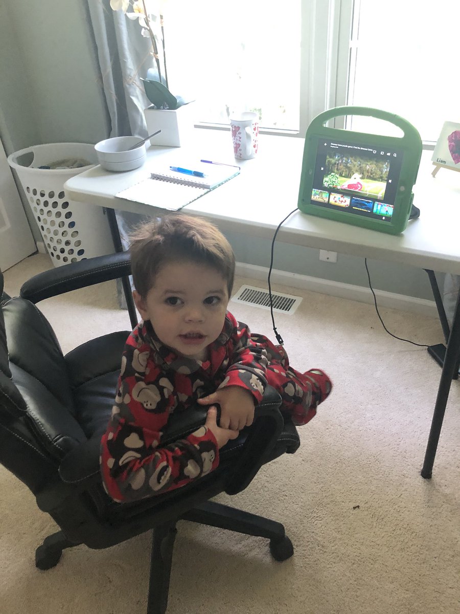 Feeling energized and ready for a new year!  But I still needed to grab more coffee and I come back to my workspace being stolen.  #cutecoworker #firstday