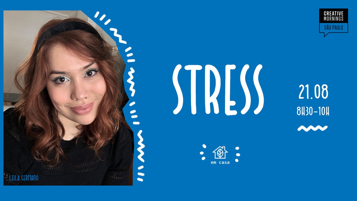 CM_SaoPaulo's tweet image. Nosso encontro do mês é essa sexta-feira e quem vem com a gente? Garanta já seu lugar e inscreva-se no #CMStress com @LeilaGermano - creativemornings.com/talks/leila-ge…