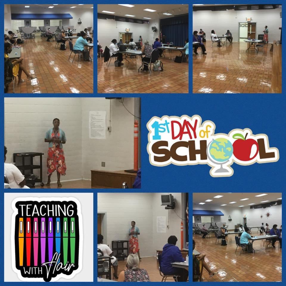 RaftingCreek's tweet photo. It’s the first day back for our teachers! We are looking forward to an awesome start of the 2020-2021 school year!#socialdistancingatitsbest #gettingready #wemissourlittlelioncubs https://t.co/yG61S1aeaW