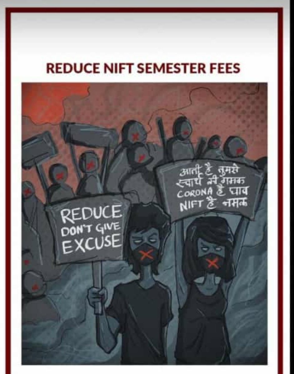 niftiann's tweet photo. #reduceniftsemesterfees 
#hikestandardsnotfees
#nofeestilllowfees https://t.co/tmZkf0Rw1k