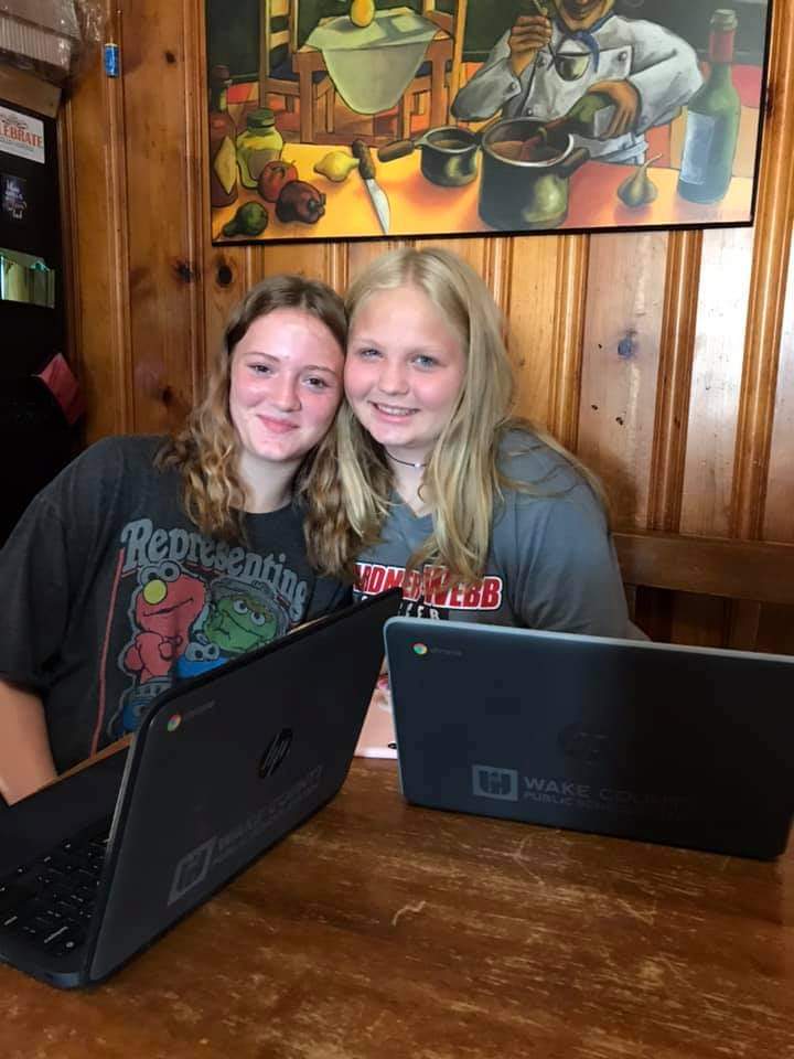 principalkris's tweet photo. @FuquayVarinaMS students are ready to kick off the 2020-2021 school year...virtually! @WCPSS https://t.co/lEaxPtrDiT