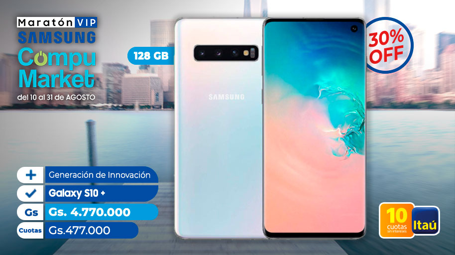 Compumarket's tweet photo. 🥇#MaratonSamsungVip
Todos los productos premium de Samsung con grandes descuentos y en cuotas sin intereses. Es ahora o nunca!
Info:
☎️(021)610-400
📱(0972)623-000
🌐https://t.co/k89PqA2uS8
#Compumarket #SamsungVip #Descuentos #ofertas #tecnología #Paraguay #Galaxy #S10Plus https://t.co/9VJXVL4OLe