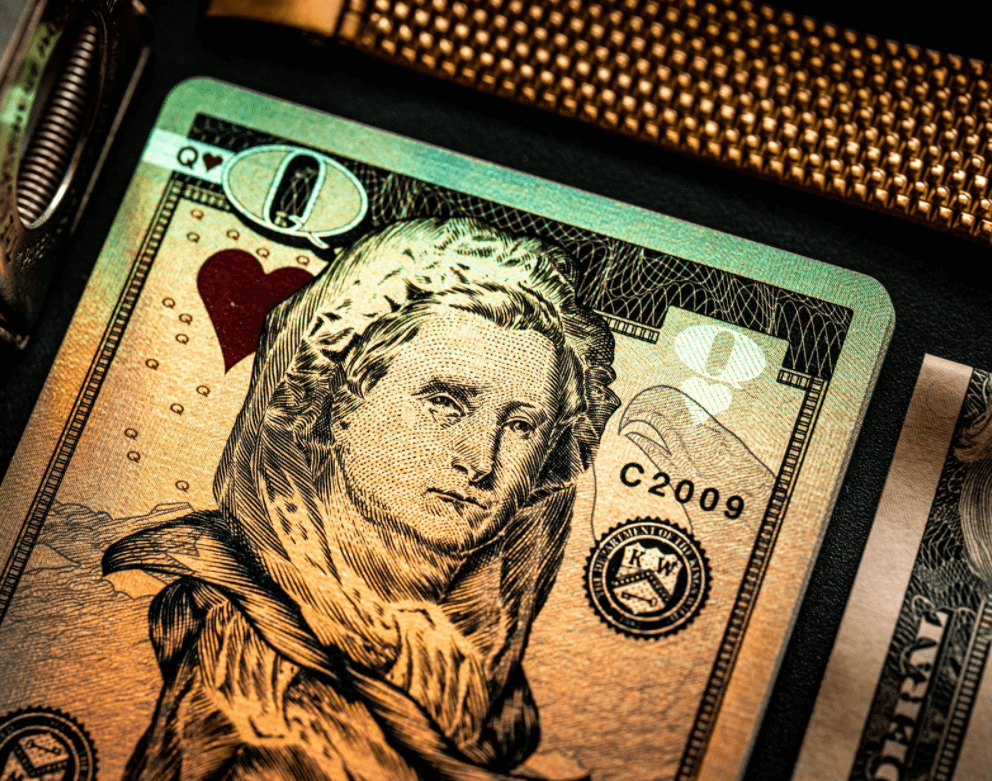 JPGAMESltd's tweet photo. Legal Tender is yet another stand-out deck by Jackson Robinson. Limited stock arriving soon. 

--> https://t.co/jTbGq4jl0r https://t.co/Dzct92g4xt