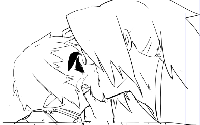 ひゃー(*'∀`)ちゅっちゅ
なんとなく伝わればおkということにしてどんどん描いてご。全然終わる気がしないからとにかく進めよ。 