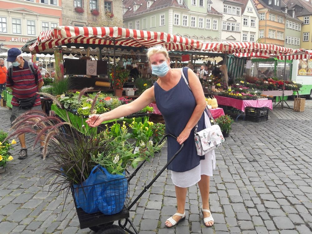 GoCoburg's tweet photo. Neuer Service am Wochenmarkt! 🛍📦 🥔🧅🍠🍎🍐🥖🥚🏎 Mit dem "Colly" (für Coburger Korb Rolli) können Sie an Markttagen Mittwoch und Samstag bequem Ihren Einkauf vom Wochenmarkt zum Auto im Parkhaus/auf dem Parkplatz rollen. https://t.co/BOV4BjZxLG #Coburg #Wochenmarkt #Markt https://t.co/PIbmzKSlBr