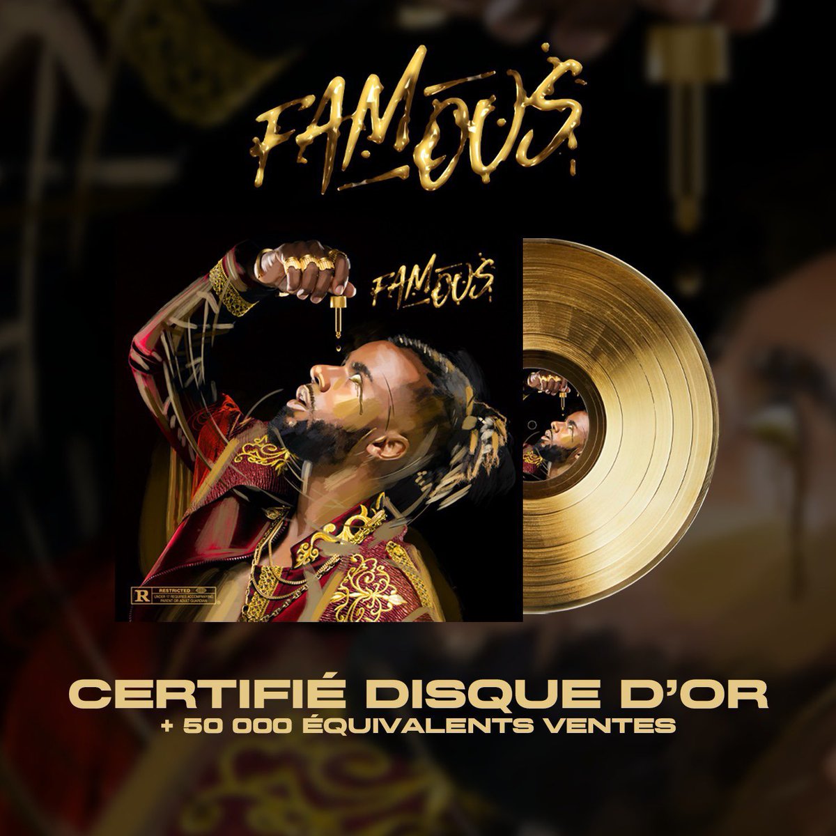 #Famous <a href="/LEFAauthentique/">LEFA</a> last album released in July is certified Gold 

 Dakar-based rapper / producer Iss 814 collaborated on the project for producing the single #Hola🇸🇳
#lefa #Iss814 #Paris #Dakar #music #frenchrap