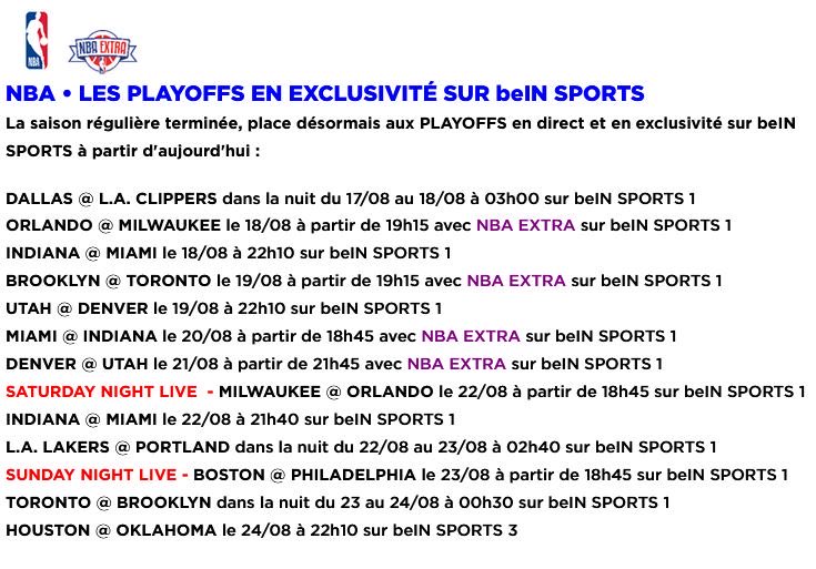 LA PROGRAMMATION <a href="/beinsports_FR/">beIN SPORTS</a>