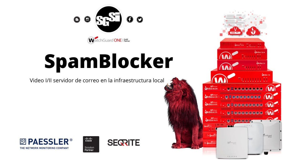 ProyectosSGSI's tweet image. Videos de nuestra iniciativa en nuestro canal #YouTube buen uso de servicio de seguridad #SpamBlocker en nuestros dispositivos #Firebox #WatchGuard #knowHow buff.ly/3dQ64Go