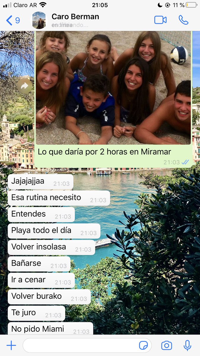 geriberman's tweet photo. Anhelos de cuarentena 💔 https://t.co/7EOflndLoN