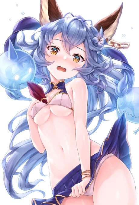 水着フェリちゃん
「こっ、こらっ!引っ張るな～!」
#グラブル 