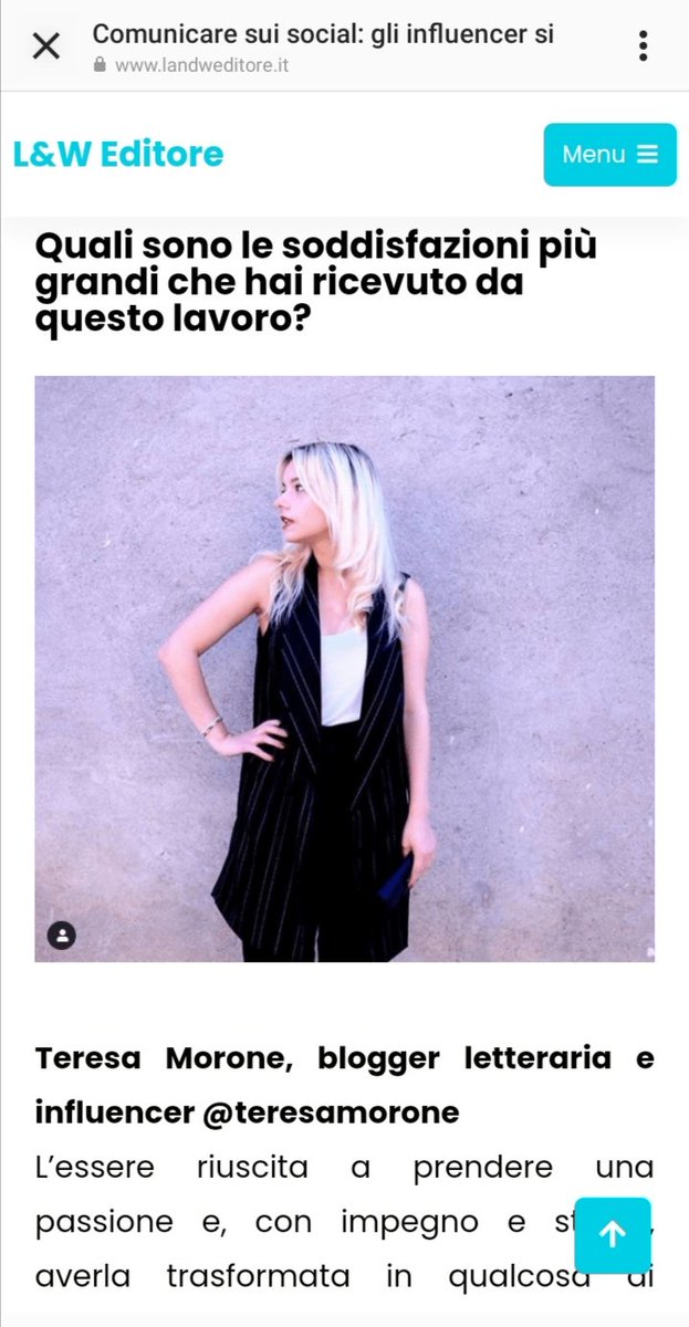teresamorone's tweet photo. Ricordate quando vi avevo detto che sarebbe uscito un libro dove sarei stata citata anche io? Bene ci siamo!
https://t.co/6gf1UxSGrP #Influencer #teresamorone https://t.co/ix9Vzt5GZ2