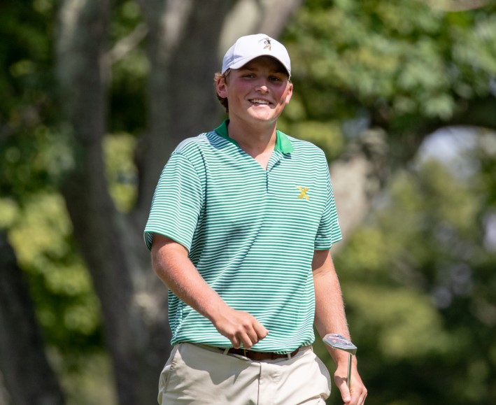 St. X junior, Riley Bender, shot 1 under par, 70, which positioned him to tie for 3rd place in the 2020 Kentucky Invitational Golf Tournament. Congratulations Riley! #WeAreStX