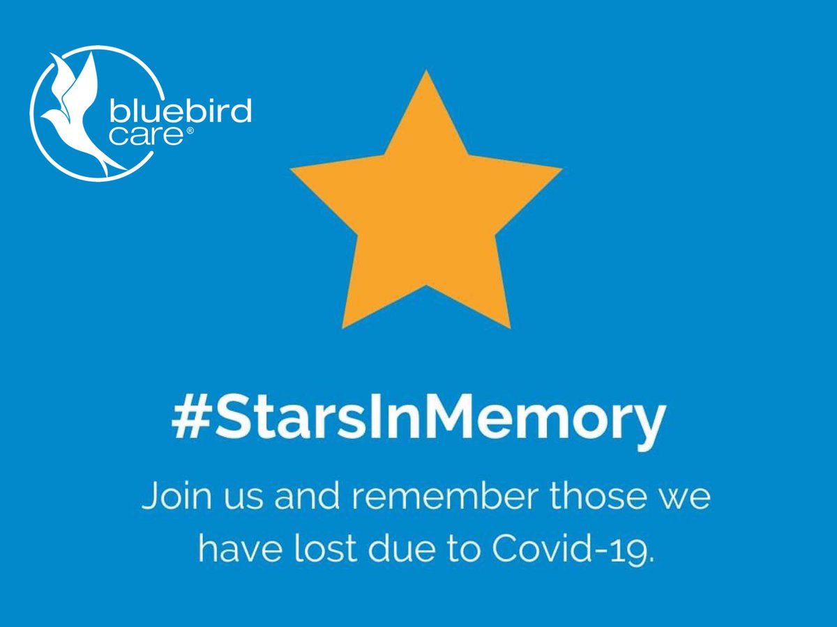 BluebirdNorwich's tweet image. Today we are joining the #StarsInMemory ⭐️ campaign to remember those who have lost their lives to #COVID19 💙

Join us in honouring those that are gone but not forgotten, by making a star and placing it in your window or post on social media under the hashtag #StarsInMemory ⭐️