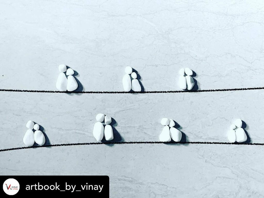 VinayTeli's tweet photo. Unlocked! Social distancing be like nowadays! 😀😛👫🏼 @artbook.jpg 

#unlocked #socialdistancing 
#relationship #couple #couples #romance #together #cute #happy #like #follow #kiss #stoneart #stoneart #art #rockart #stone #paintedrocksofinstagram #pebbl… https://t.co/8z8QqPqFUN https://t.co/sKr9scndoM
