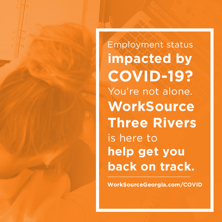 We are here to help! 
Step 1: Go to worksourcegeorgia.com/COVID
Step 2: Call to schedule an appointment – 770-229-9799

Our main office &amp; one-stop career centers remain closed to the public. Virtual appointments will be scheduled for a date in the near future.

#Workforce #Employment