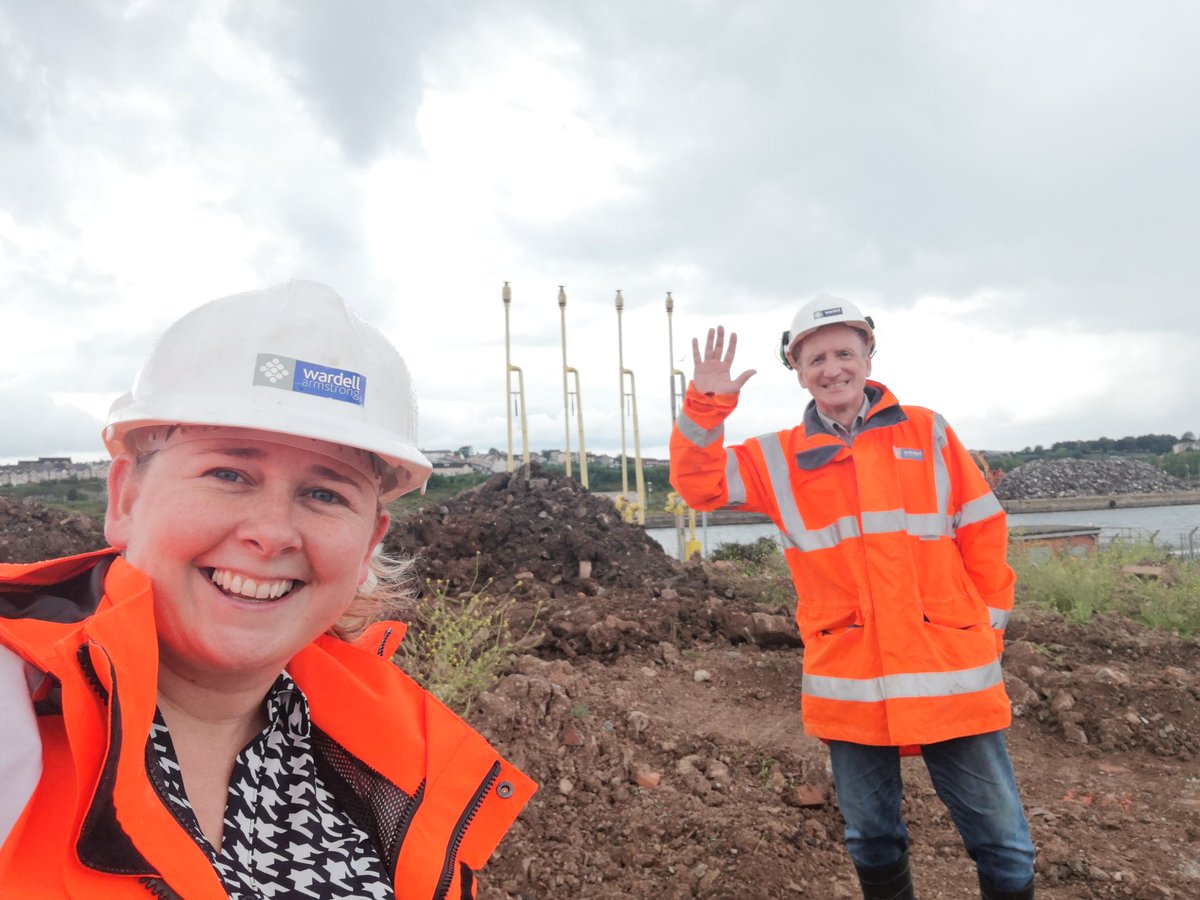 LouiseDow_WA's tweet photo. Visiting my colleague Marc on site today. He wasn't this happy for long as I brought the rain with me! #trialpitting #wasteclassification #siteinvestigation https://t.co/S10ELHuUGG