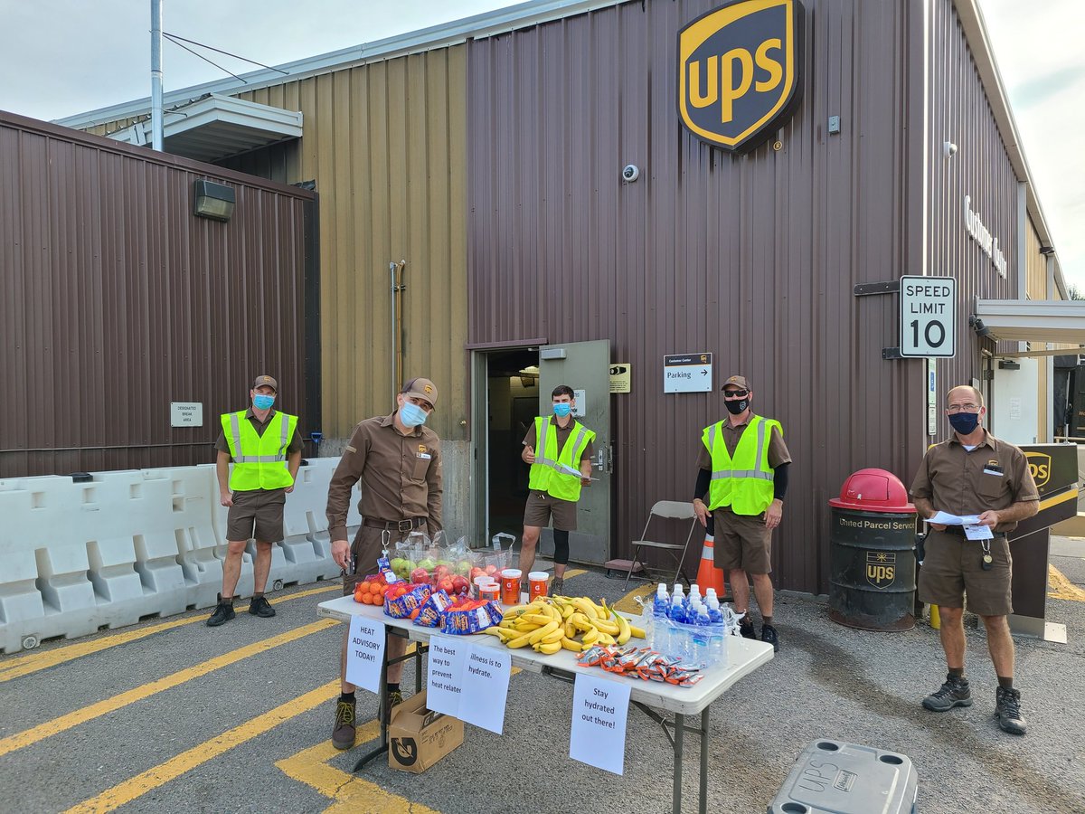 It's getting hot in Missoula, Montana! Make sure you hydrate and stay cool. @NorthwestUPSers