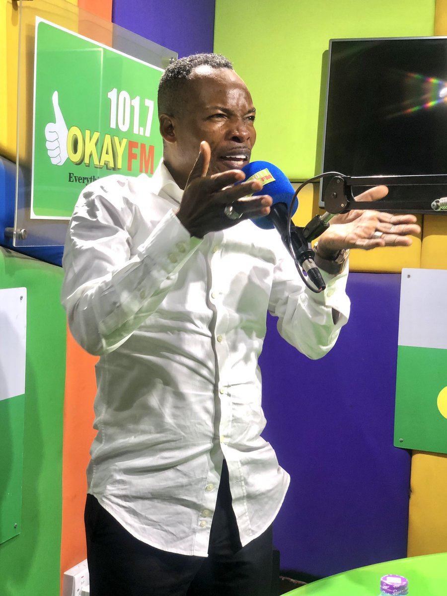 AbeikuSantana's tweet photo. “ Vision is to have a Mental Picture of something “ says Bishop Elisha Salifu Amoako on @Okay1017fm #okayfmdrivetime #abeikusantana #drivetimeonokayfm https://t.co/Gcj8a65Z9A