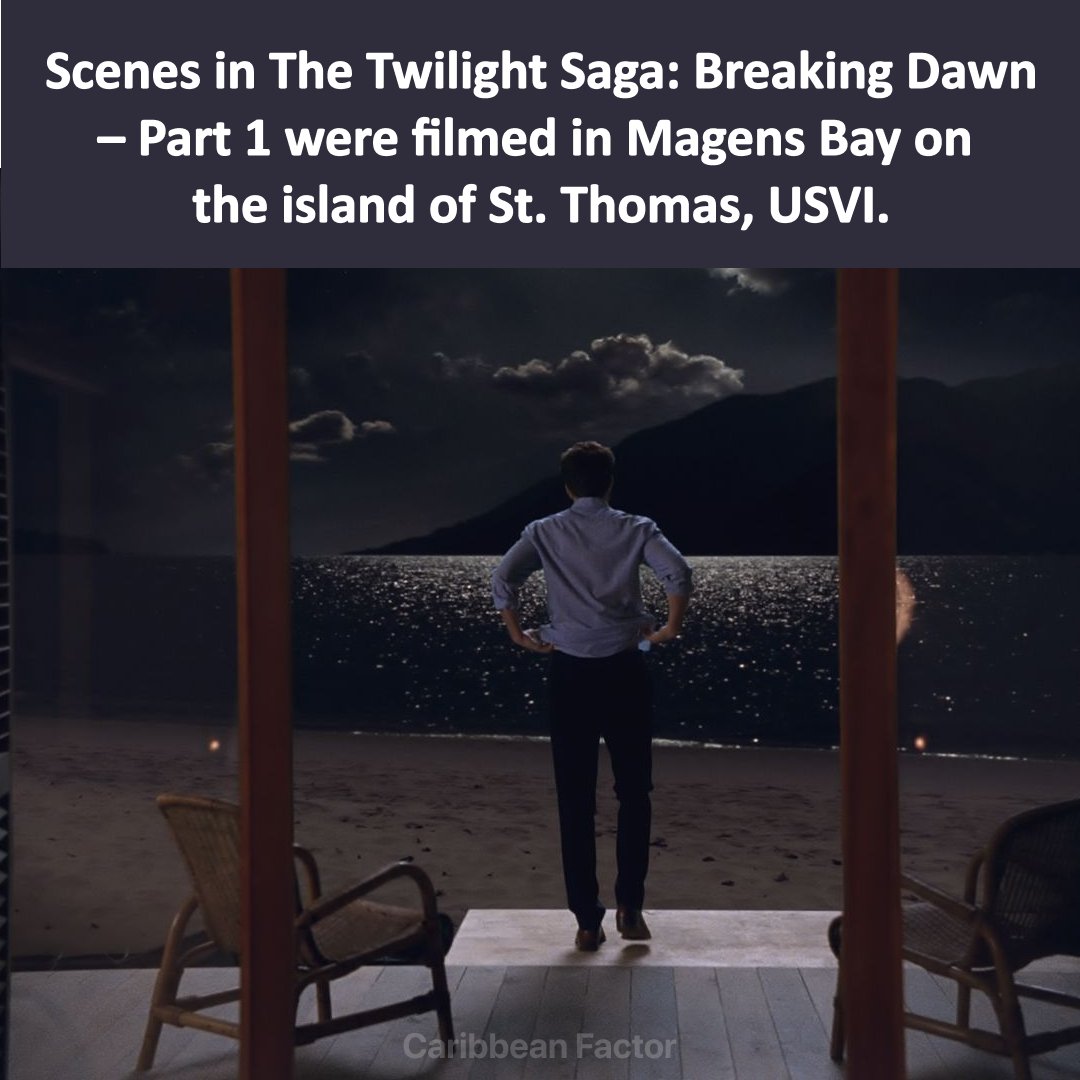 How about a stroll 🚶‍♀️🚶‍♂️ on a #beautiful #Caribbean #beach 🏖 ? #Interested?

#Twilight #robertpattinson #kristenstewart #StThomas #night #love #caribbeanisland #westindies #island #islandlife #paradise #nature #travel #facts #CaribbeanFactor

(via @IMDb)