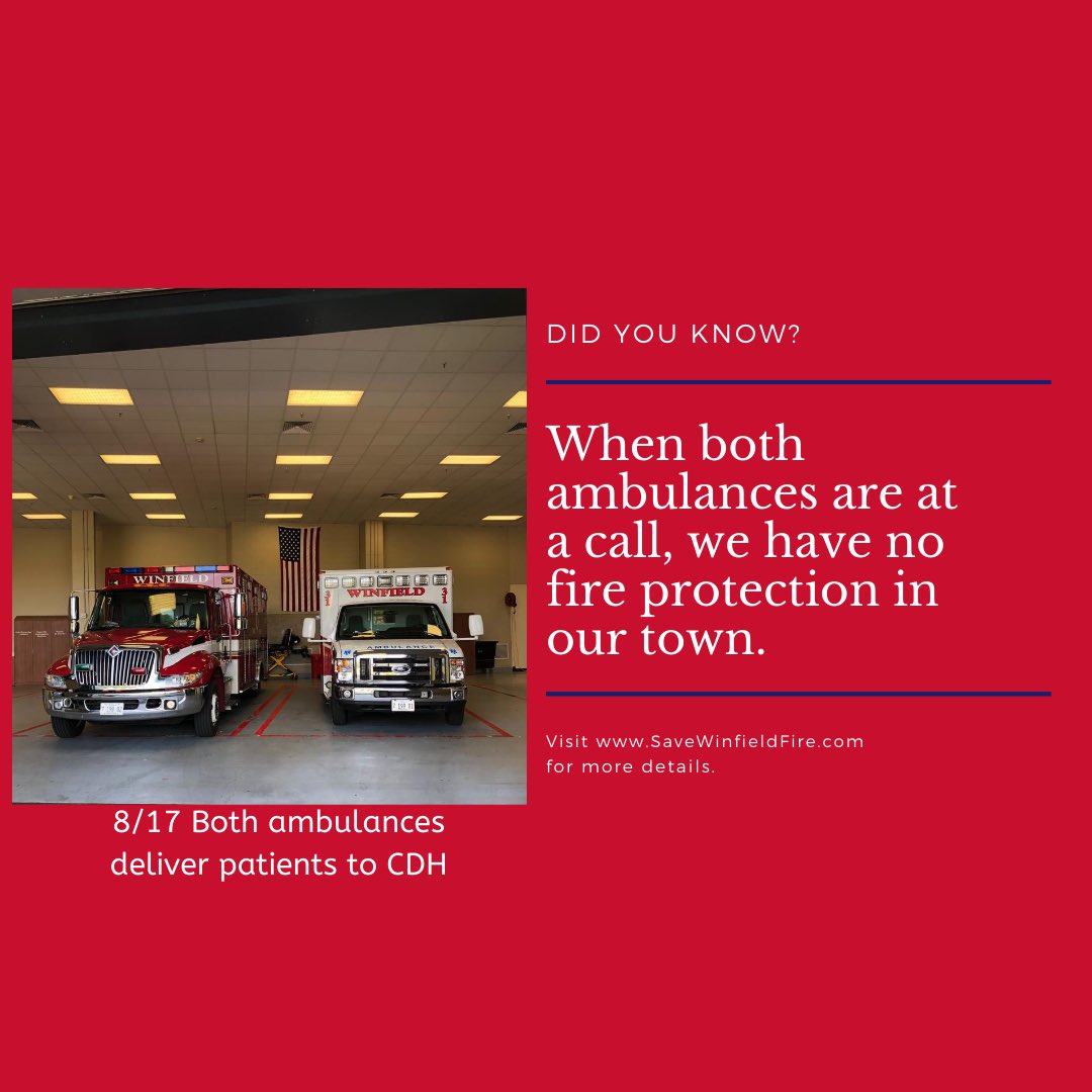 SaveWFPD's tweet photo. #DidYouKnow #Emergency  #SaveWinfieldFire #winfield34 #winfieldIL #WinfieldIllinois https://t.co/4Vn6PE2842