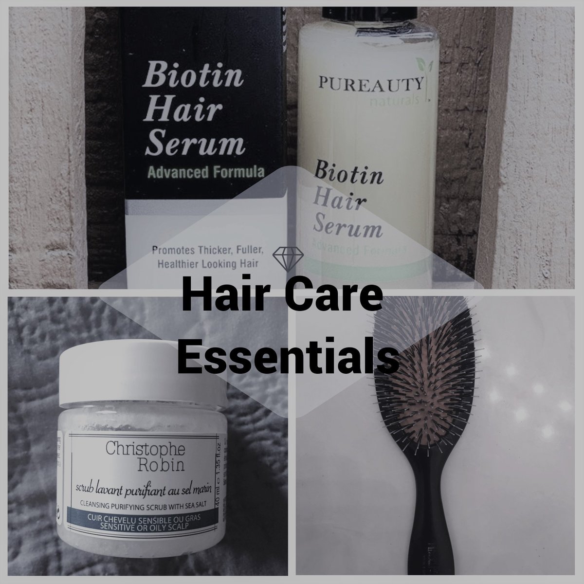 These days, hair care is all about doing the minimum necessary. Enter the essentials of 2020: Mason Pearson hairbrush, a good scalp scrub, and a great hair serum! 
@pureauty_naturals  #MyBiotin #HairForDays #sponsored #BeautifulHair pureautynaturals.com