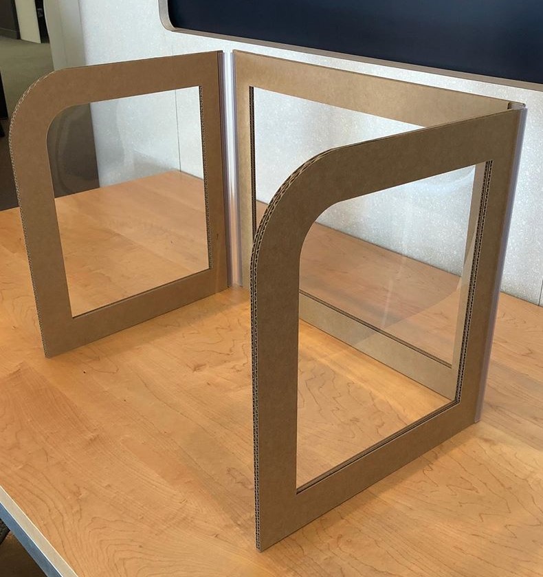 _nParallel's tweet photo. More Back to School PPE products are live on the website: https://t.co/2dONYnB0E7!

This is our newest Portable Cardboard Desktop Shield option for students 🤩

#fallsemester #acrylicbarrier #students #principals #administrators #backtoschool #covid #covid19 https://t.co/t65EY0qkEV