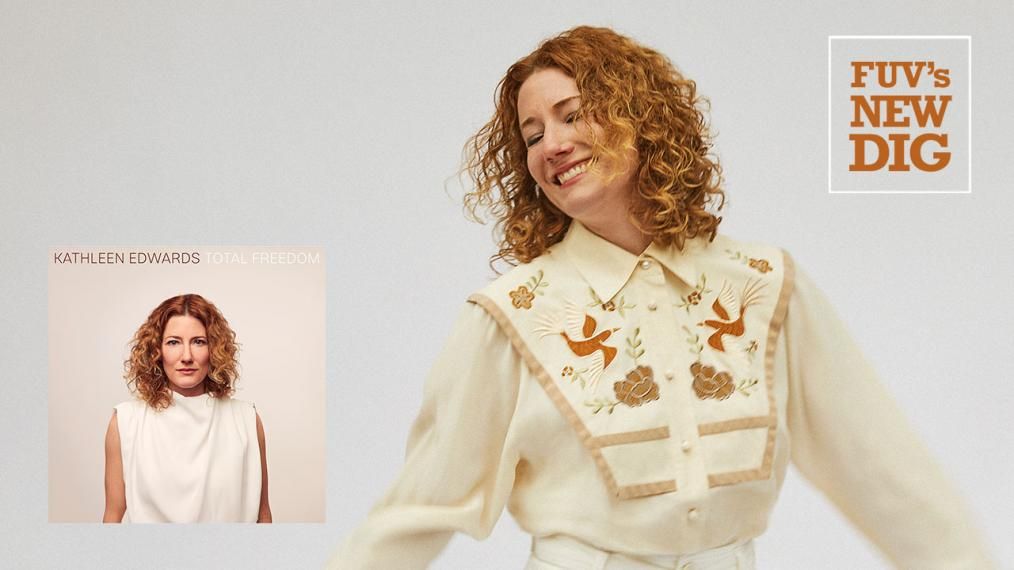 #TotalFreedom is Kathleen Edward's fifth album and her first in eight years. It builds upon her strengths as a passionate songwriter and no-nonsense singer. #TotalFreedom from <a href="/kittythefool/">Kathleen Edwards</a> is FUV’s #NewDig this week. Read Darren DeVivo’s review at buff.ly/2Ry9qTG.