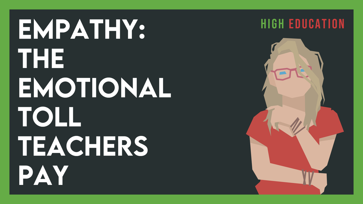 HighEdPod's tweet photo. A new episode about empathy and the emotional toll teachers pay is out now! Check it out: https://t.co/BIqxQiq1jQ

#TraumaInformedInstruction #Podcast #empathy #empath #compassion #compassionfatigue #trauma https://t.co/5ur8GQ0kXp