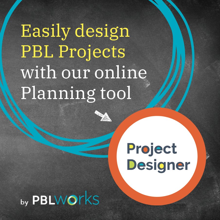 Exciting news! We have a new Project Designer: a shortcut to implementing high quality #PBL in your classroom. Adapt one of 70 projects, or create your own to be used in the classroom or online. Perfect for PBL newbies or veterans! my.pblworks.org/project-design… #edutwitter #teachertips