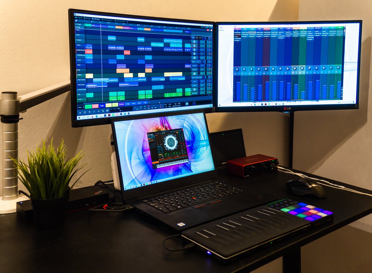 FedePrunotto's tweet photo. Home studio
@TracktionSW
#UpgradeMyStudio https://t.co/xgaBrkLQAa