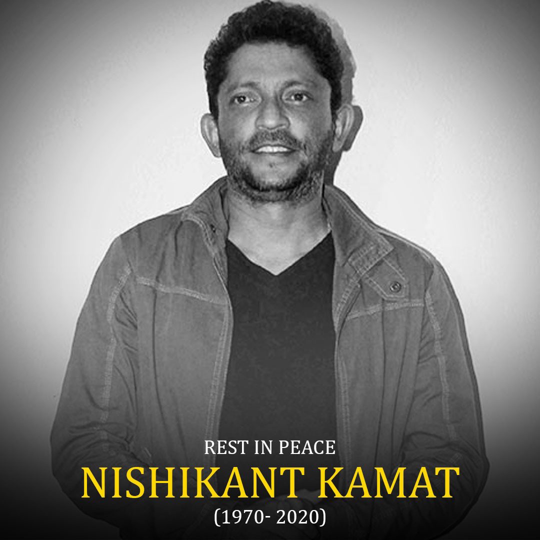 Words may not suffice to express the heartfelt sorrow that we feel for the passing of a visionary filmmaker and an incredible actor #NishikantKamat 🙏🏽 #RIPNishikantKamat