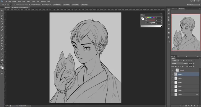 Work in progress: Kita-san // อยากจะลองวาด+ลงสีให้ละเอียดขึ้นบ้าง ?
#kitashinsuke #haikyuufanart 