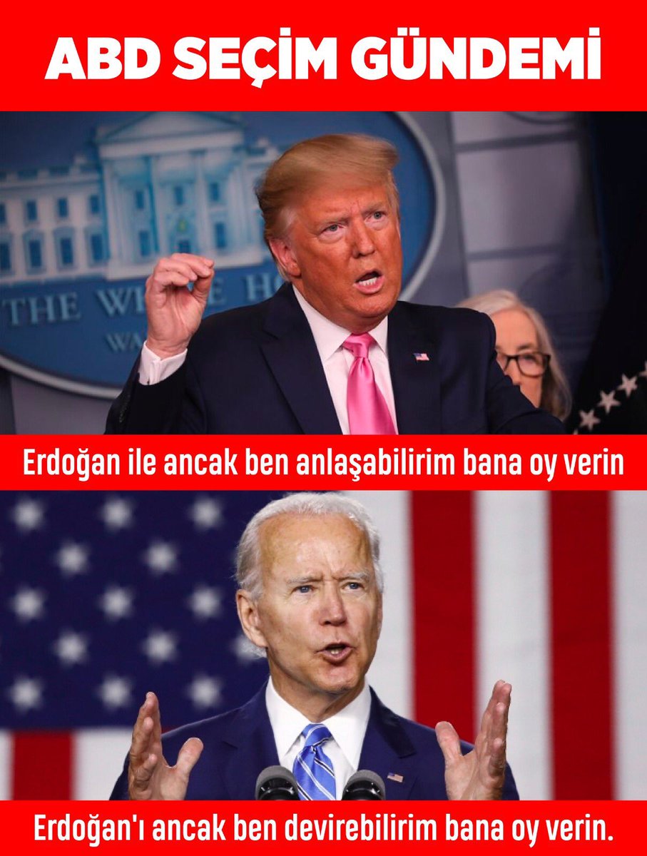 Yaklaşan ABD seçimlerinde gündemi belirleyen lider <a href="/RTErdogan/">Recep Tayyip Erdoğan</a> ☺️