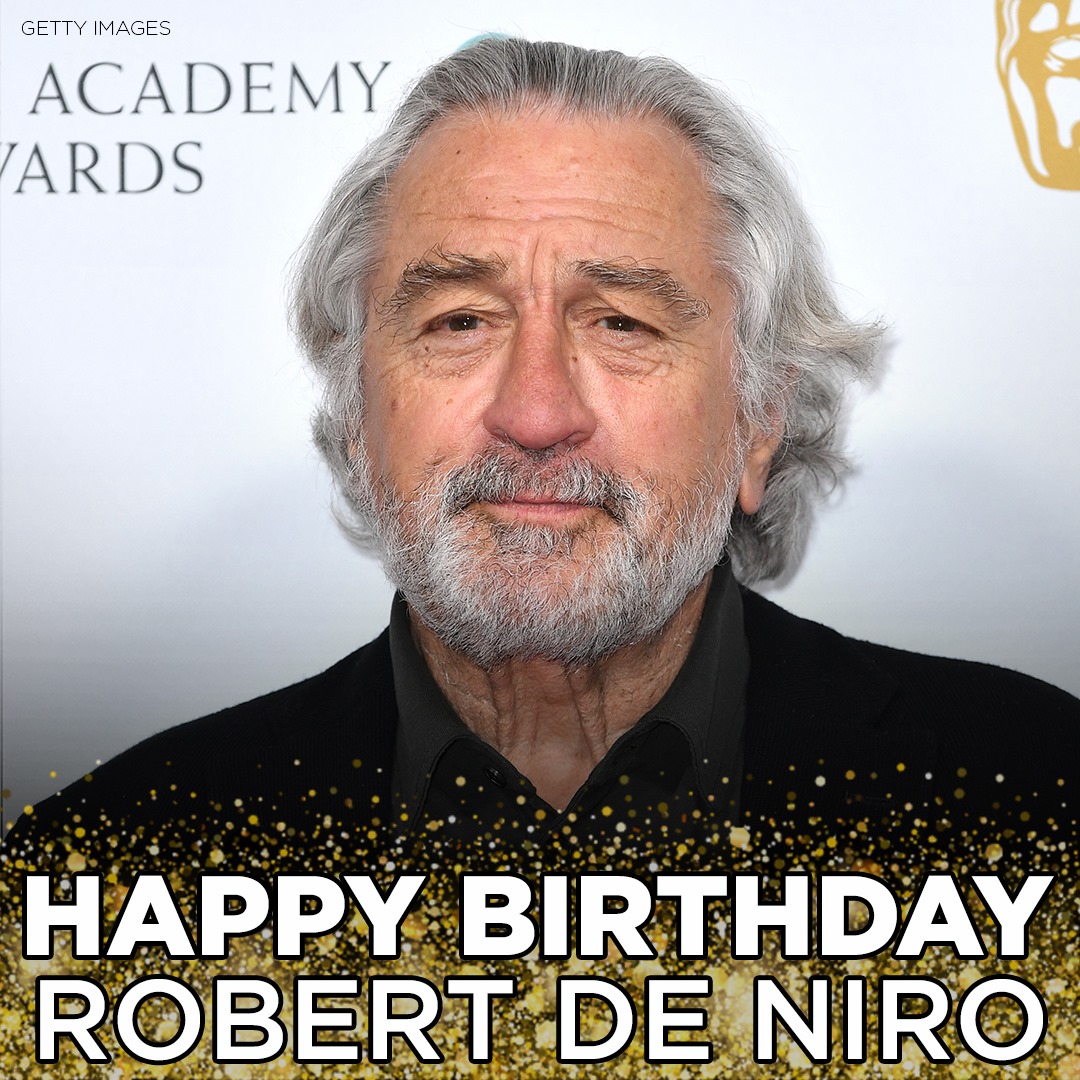 HAPPY BIRTHDAY! Robert De Niro Jr. turns 77 today. The Oscar-winning actor was born on Aug. 17, 1943   