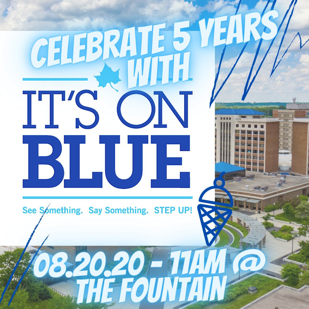 State_ItsOnBlue's tweet photo. 5 Years deserves a celebration!! Celebrate with us!! @indianastate #ItsOnBlue #ItsOnUs #TitleIX #RepresentConsent #GetTheScoopOnPolicy923 https://t.co/ttSzEu6vrT