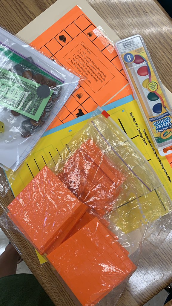 MrsSanchezCFES's tweet photo. Taking a break between parent meetings to make sure the hands-on learning kits are ready for my students! @CedarForestES @SpotsySchools https://t.co/me6XdxqpBr