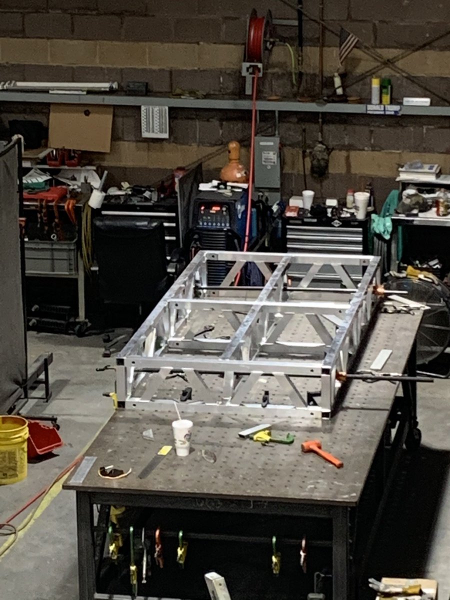 tylertrussinc1's tweet photo. What is this we spy?! The start of a #TylerTruss #floatingstage?! Stay tuned...
https://t.co/0OfE9371Oo
.
.
#tylertruss #livemusic #floatin #boatin #concerts #welding #tig # https://t.co/rHMIFUOVwH