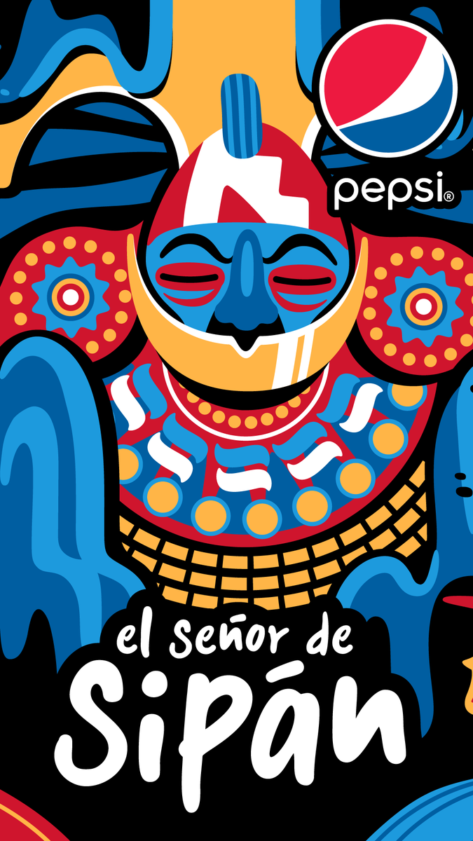 PeruPepsi's tweet photo. Porque sabemos que te encanta disfrutar tu cultura, ¡este wallpaper de El Señor de Sipán es para ti! Hazle screenshot y úsalo como fondo de pantalla 😁📱. https://t.co/2svsktXQeP