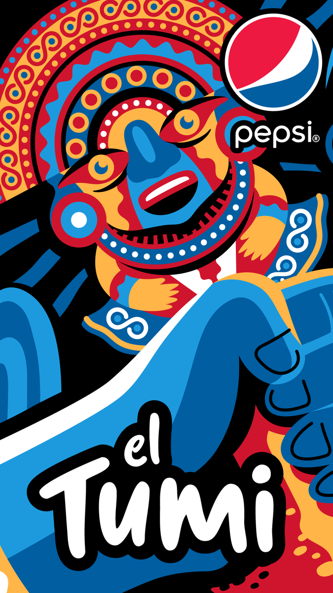 PeruPepsi's tweet photo. ¡Vive tu cultura chiclayana con el wallpaper de El Tumi! Captura la pantalla y utilízalo en tu celular 🤩. https://t.co/u2EicdLb04